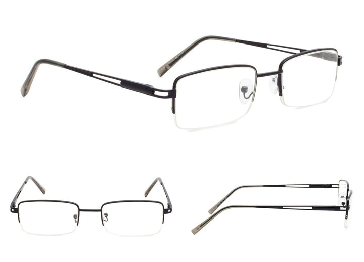 Rectangle Semi Rim Reading Glasses R15014