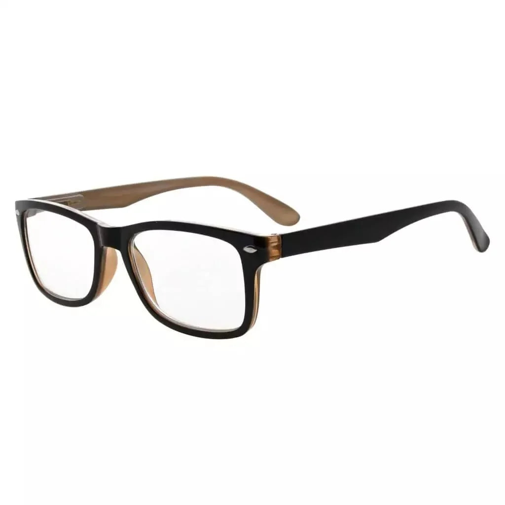Retro Rectangle Reading Glasses Classic Chic Readers R075