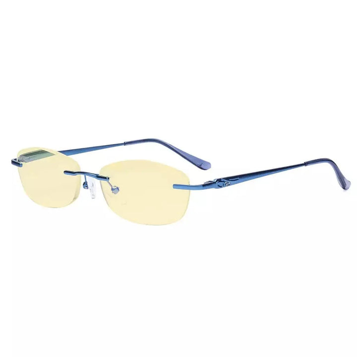Rimless Blue Light Blocking Reading Glasses TMWK9903A