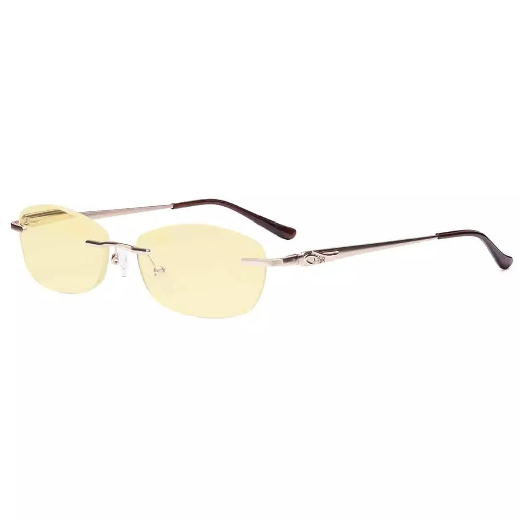Rimless Blue Light Blocking Reading Glasses TMWK9903A
