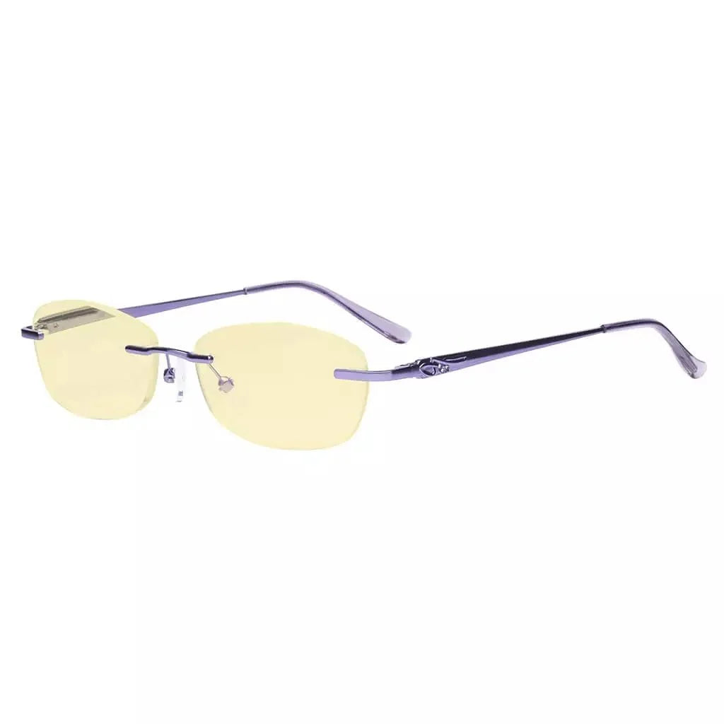 Rimless Blue Light Blocking Reading Glasses TMWK9903A