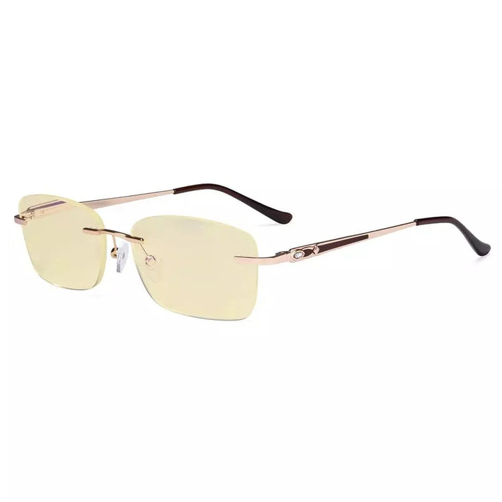 Rimless Blue Light Blocking Reading Glasses TMWK9905A