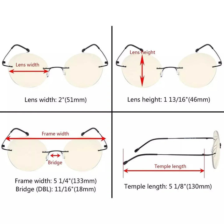 Rimless Multifocus Progressive Readers MWK9910