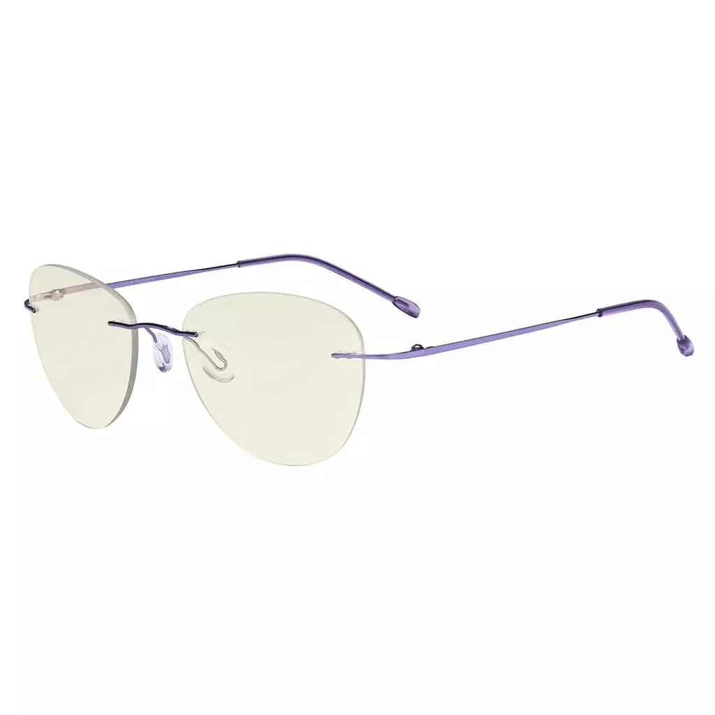 Rimless Pilot Progressive Multifocus Reading Glasses MWK9901B