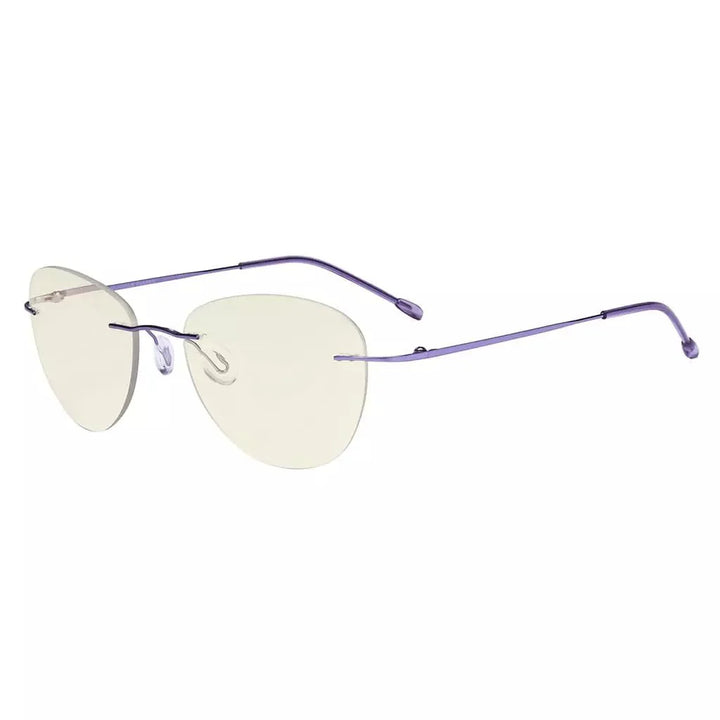 Rimless Pilot Progressive Multifocus Reading Glasses MWK9901B