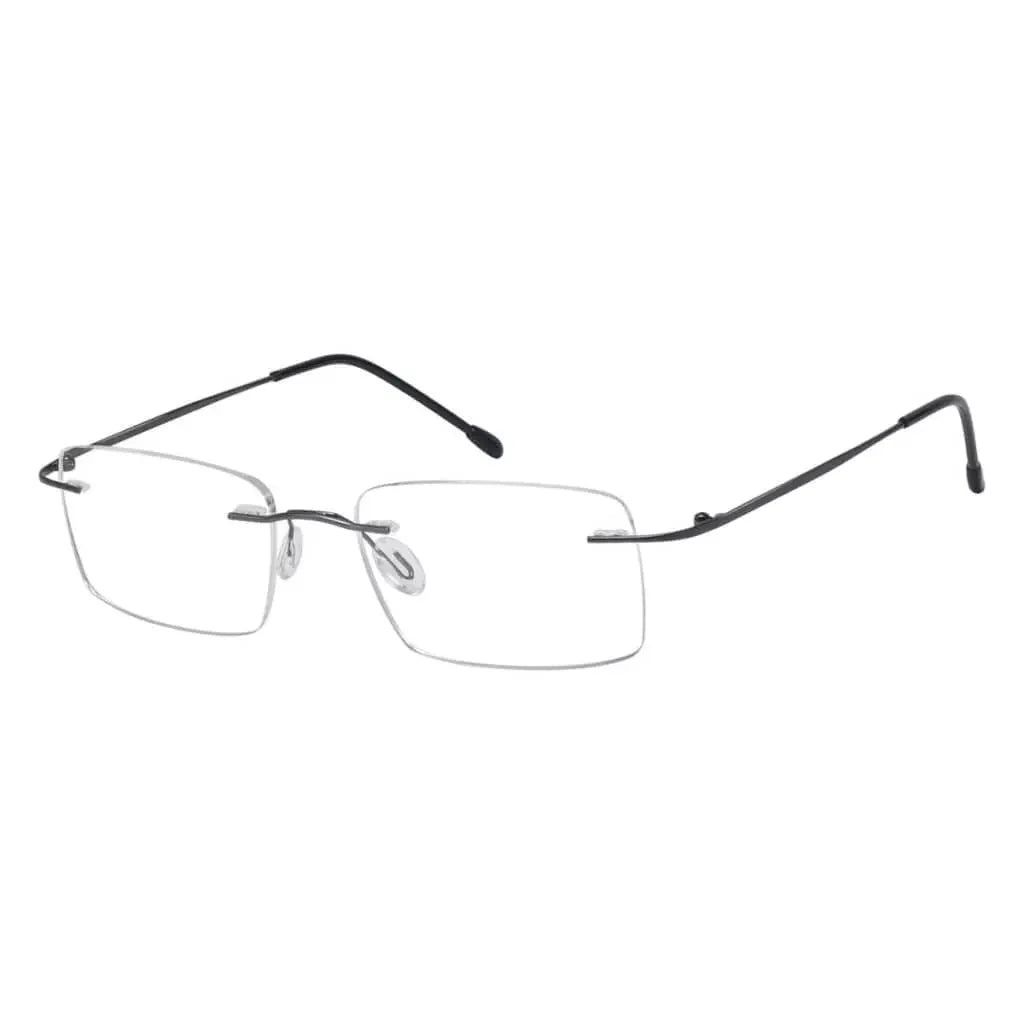 Rimless Rectangle Reading Glasses RWK9904