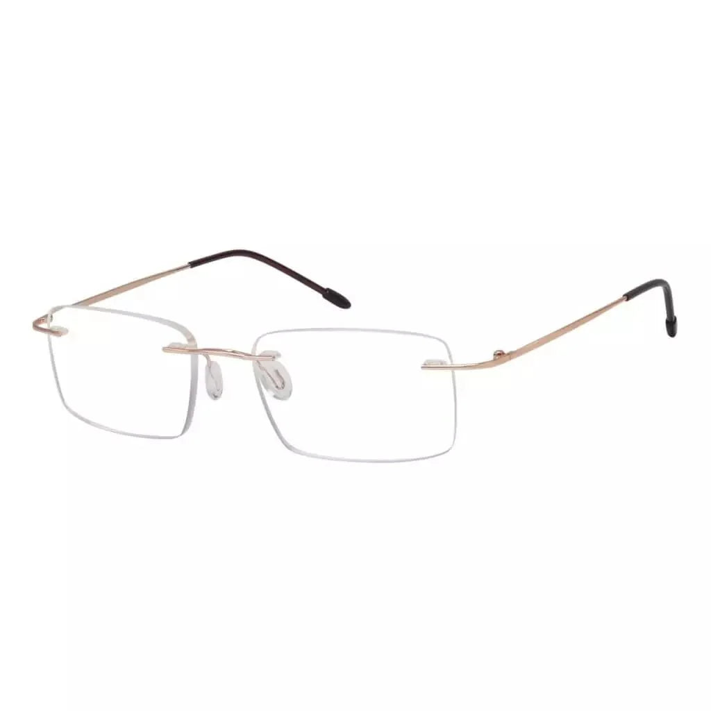 Rimless Rectangle Reading Glasses RWK9904