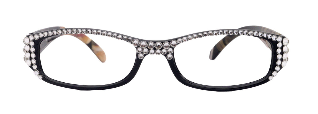 Rosie Bling Reading Glasses Women with Genuine European Crystals