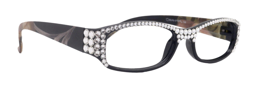 Rosie Bling Reading Glasses Women with Genuine European Crystals