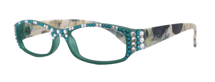 Rosie Bling Reading Glasses Women with Genuine European Crystals