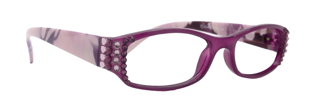 Rosie Bling Reading Glasses Women with Genuine European Crystals