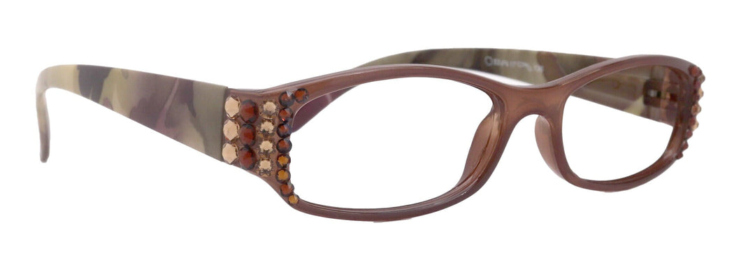 Rosie Bling Reading Glasses Women with Genuine European Crystals