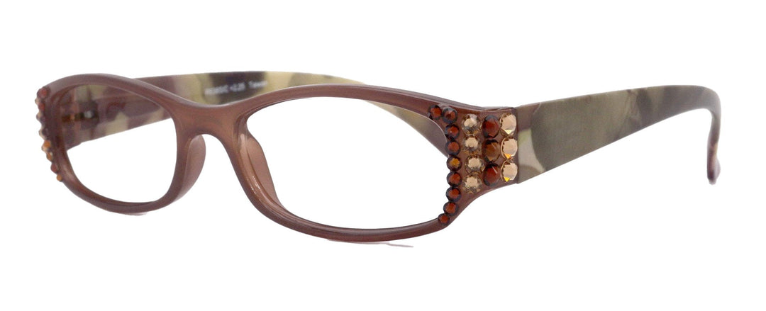 Rosie Bling Reading Glasses Women with Genuine European Crystals