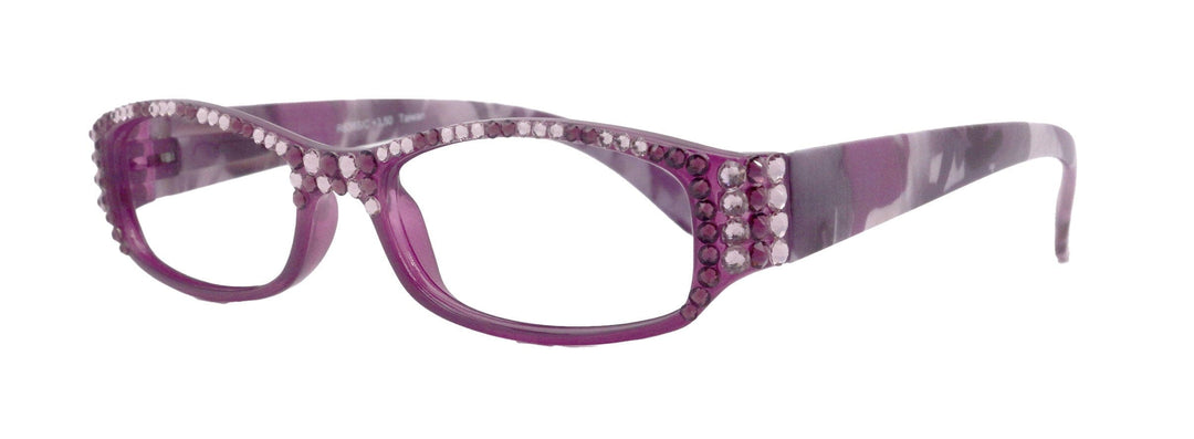 Rosie Bling Reading Glasses Women with Genuine European Crystals