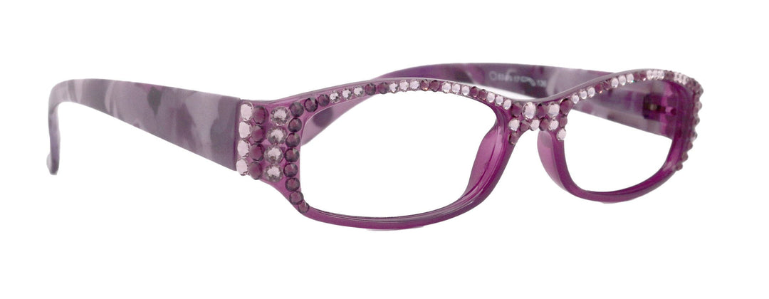 Rosie Bling Reading Glasses Women with Genuine European Crystals