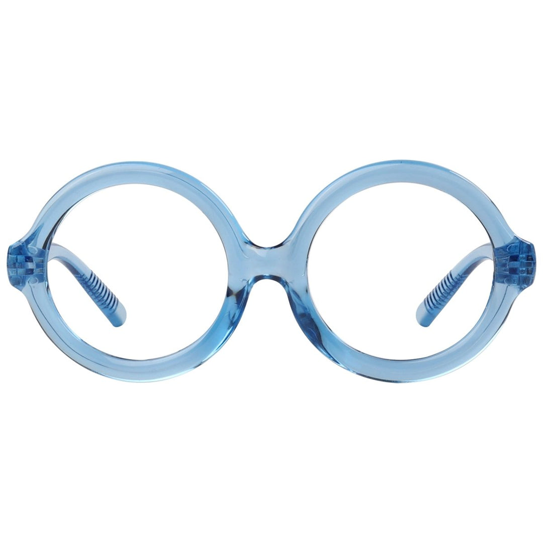 Round 30% Blue Light Blocking Metalless Screwless Glasses