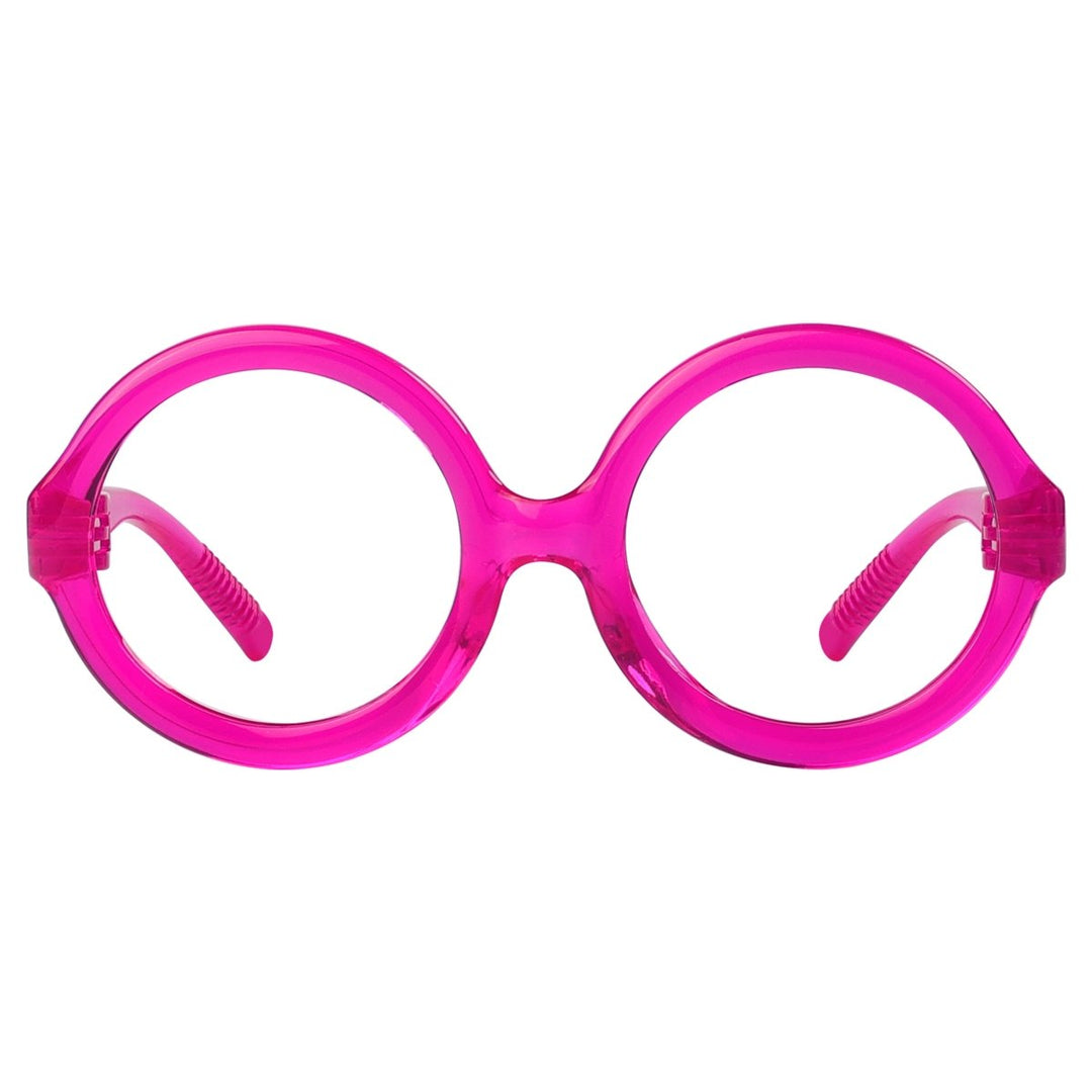 Round 30% Blue Light Blocking Metalless Screwless Glasses