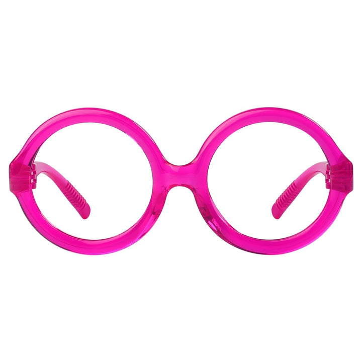 Round 30% Blue Light Blocking Metalless Screwless Glasses