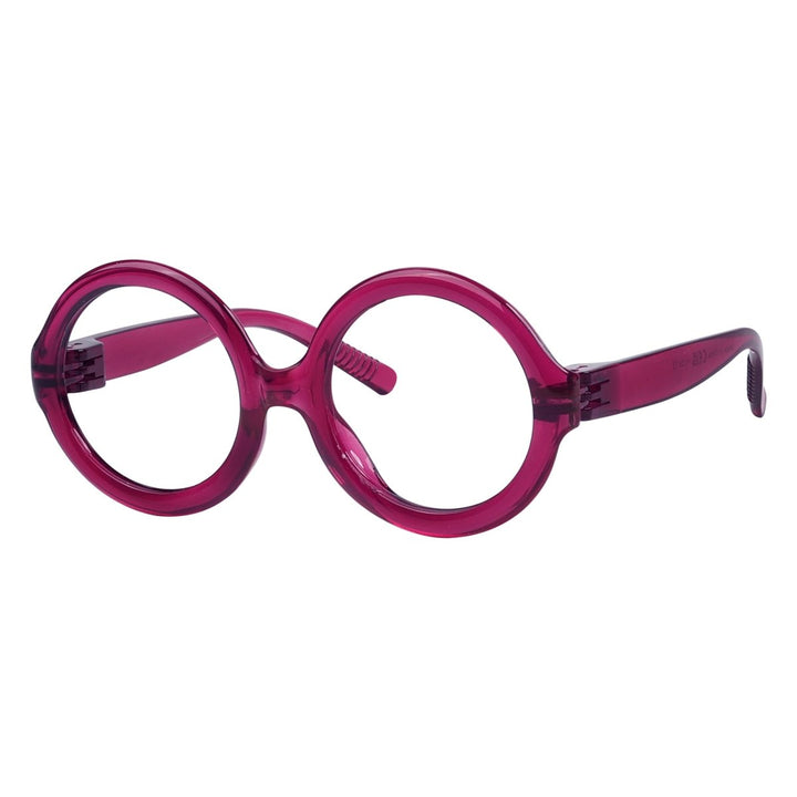 Round 30% Blue Light Blocking Metalless Screwless Glasses