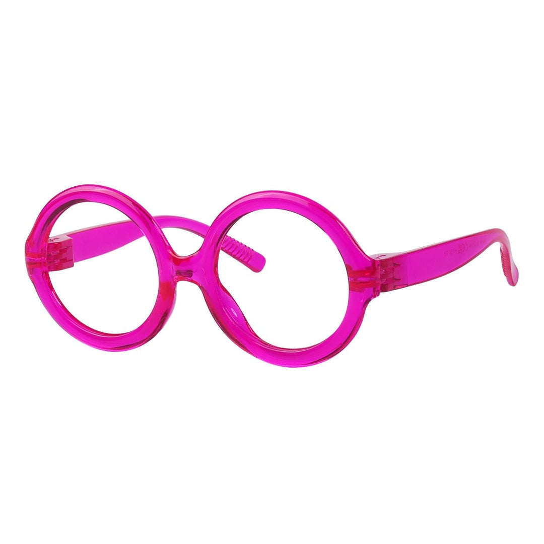 Round 30% Blue Light Blocking Metalless Screwless Glasses