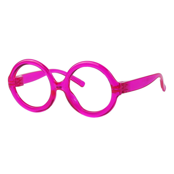 Round 30% Blue Light Blocking Metalless Screwless Glasses