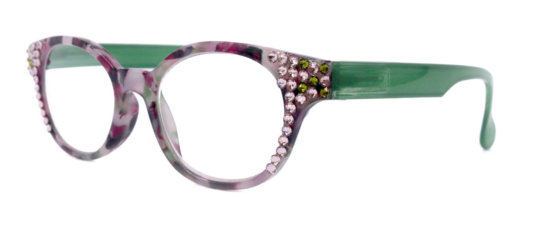 Sally Bling Reading Glasses w/ Genuine European Crystals