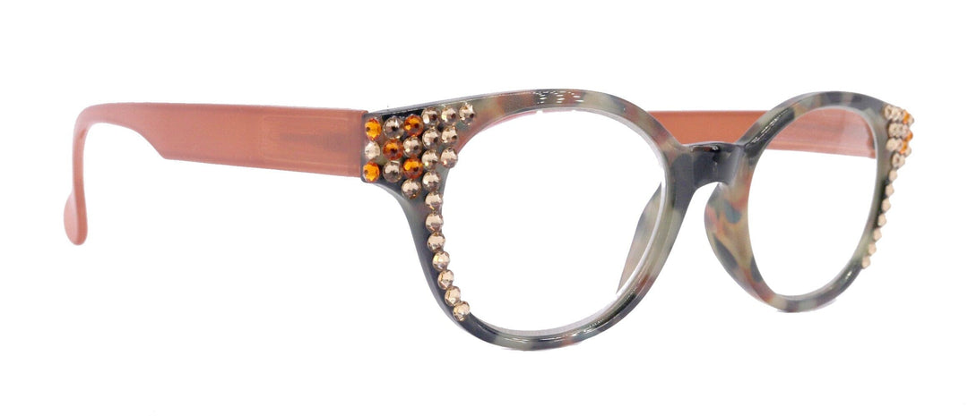 Sally Bling Reading Glasses w/ Genuine European Crystals