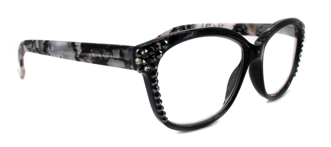 Savannah Bling Reading Glasses with Genuine European Crystals