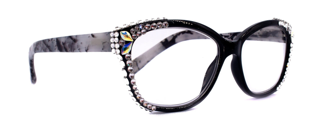 Savannah Bling Reading Glasses with Genuine European Crystals