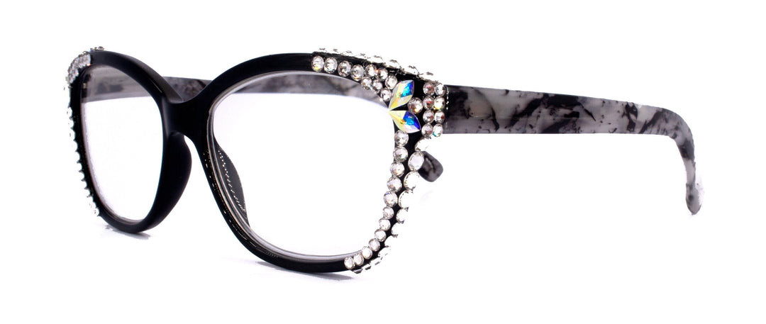 Savannah Bling Reading Glasses with Genuine European Crystals