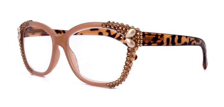 Savannah Bling Reading Glasses with Genuine European Crystals