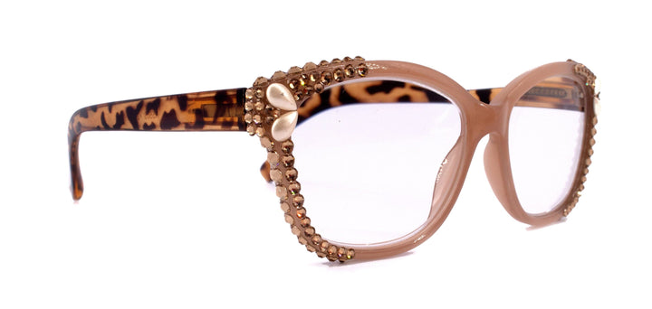 Savannah Bling Reading Glasses with Genuine European Crystals