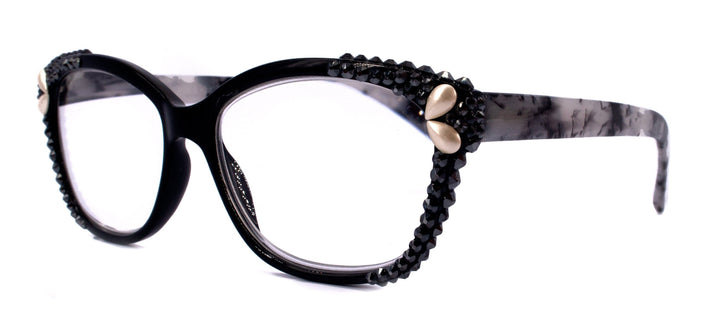 Savannah Bling Reading Glasses with Genuine European Crystals