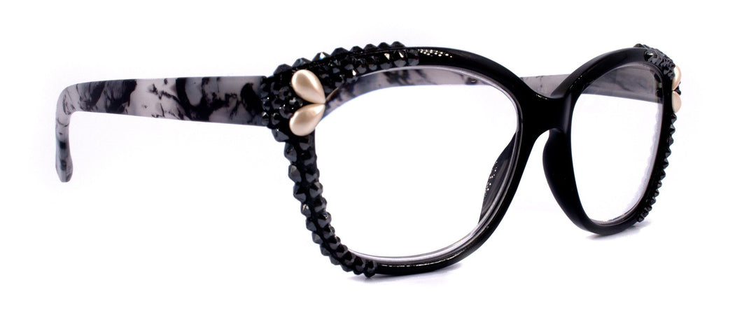 Savannah Bling Reading Glasses with Genuine European Crystals