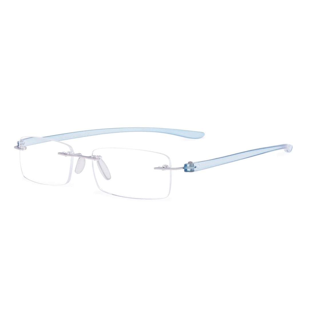 Classic Rectangle Rimless Reading Glasses R14001