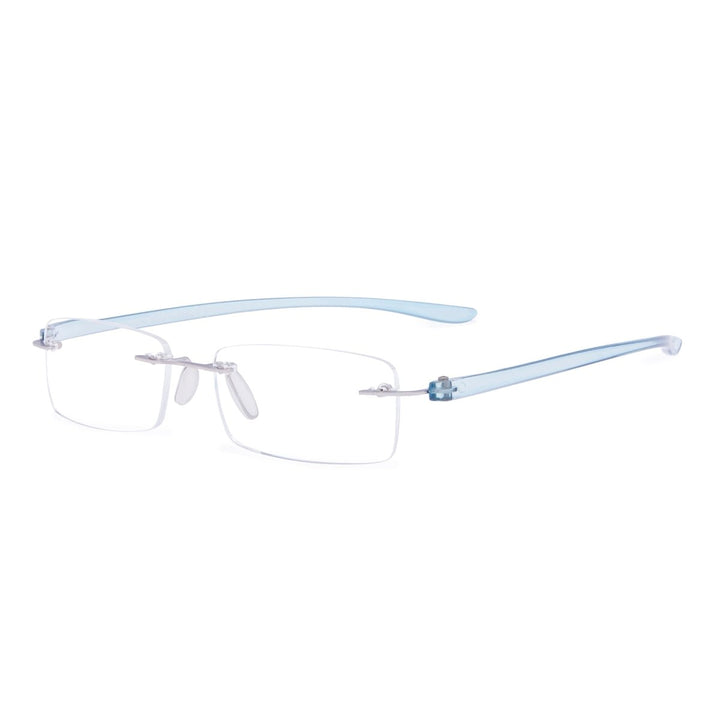 Classic Rectangle Rimless Reading Glasses R14001