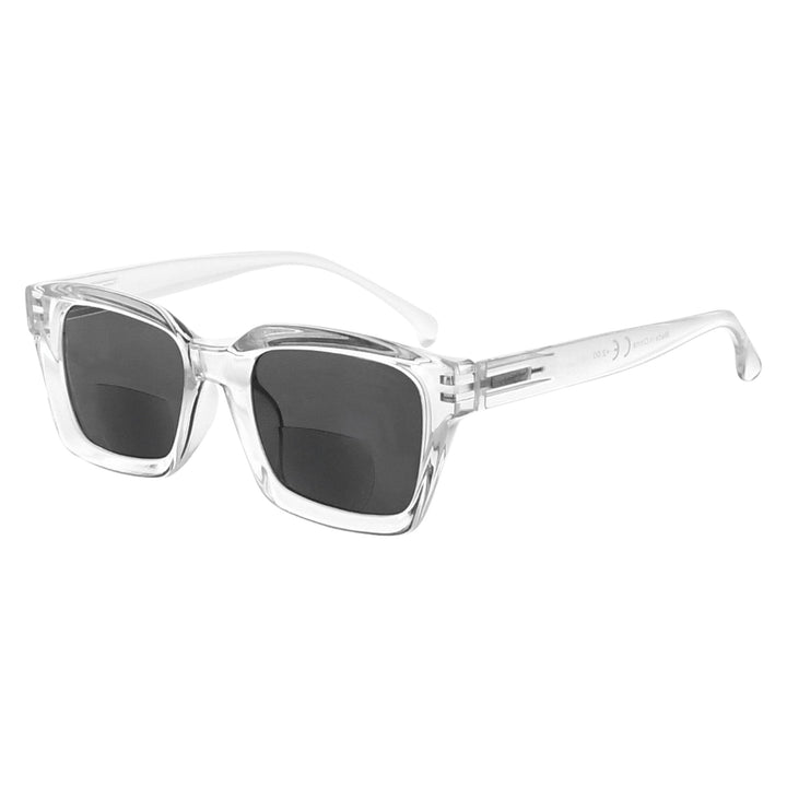 Square Sunglasses Thicker Frame Bifocal Readers SBR9106