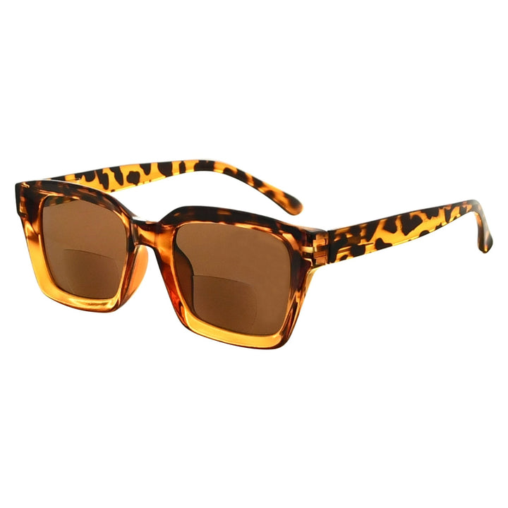 Square Sunglasses Thicker Frame Bifocal Readers SBR9106