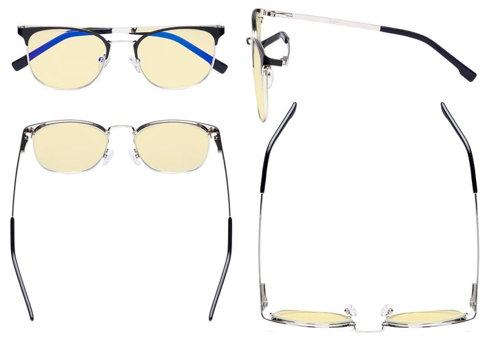 Blue Light Filter Glasses Classic Reading Glasses LX19018-BB90