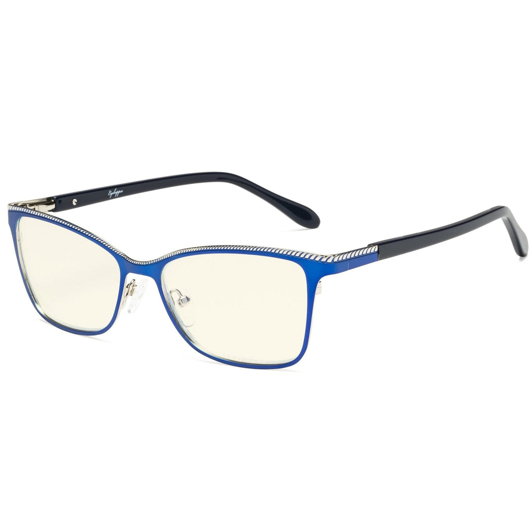 Crystal Blue Light Blocking Reading Glasses LX17020