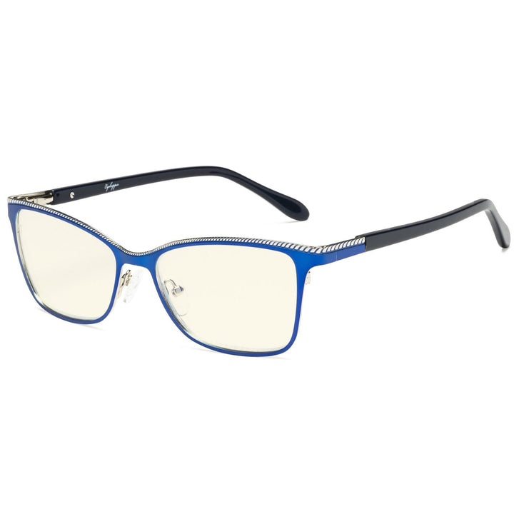 Crystal Blue Light Blocking Reading Glasses LX17020
