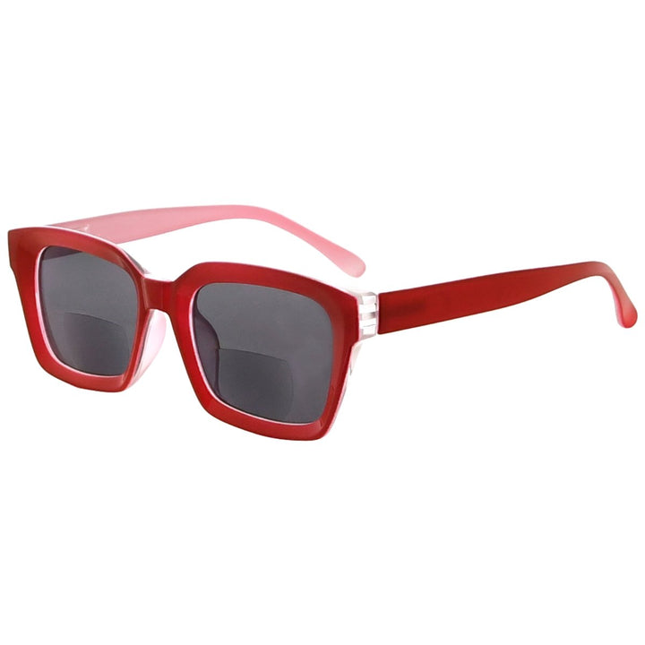 Square Sunglasses Thicker Frame Bifocal Readers SBR9106