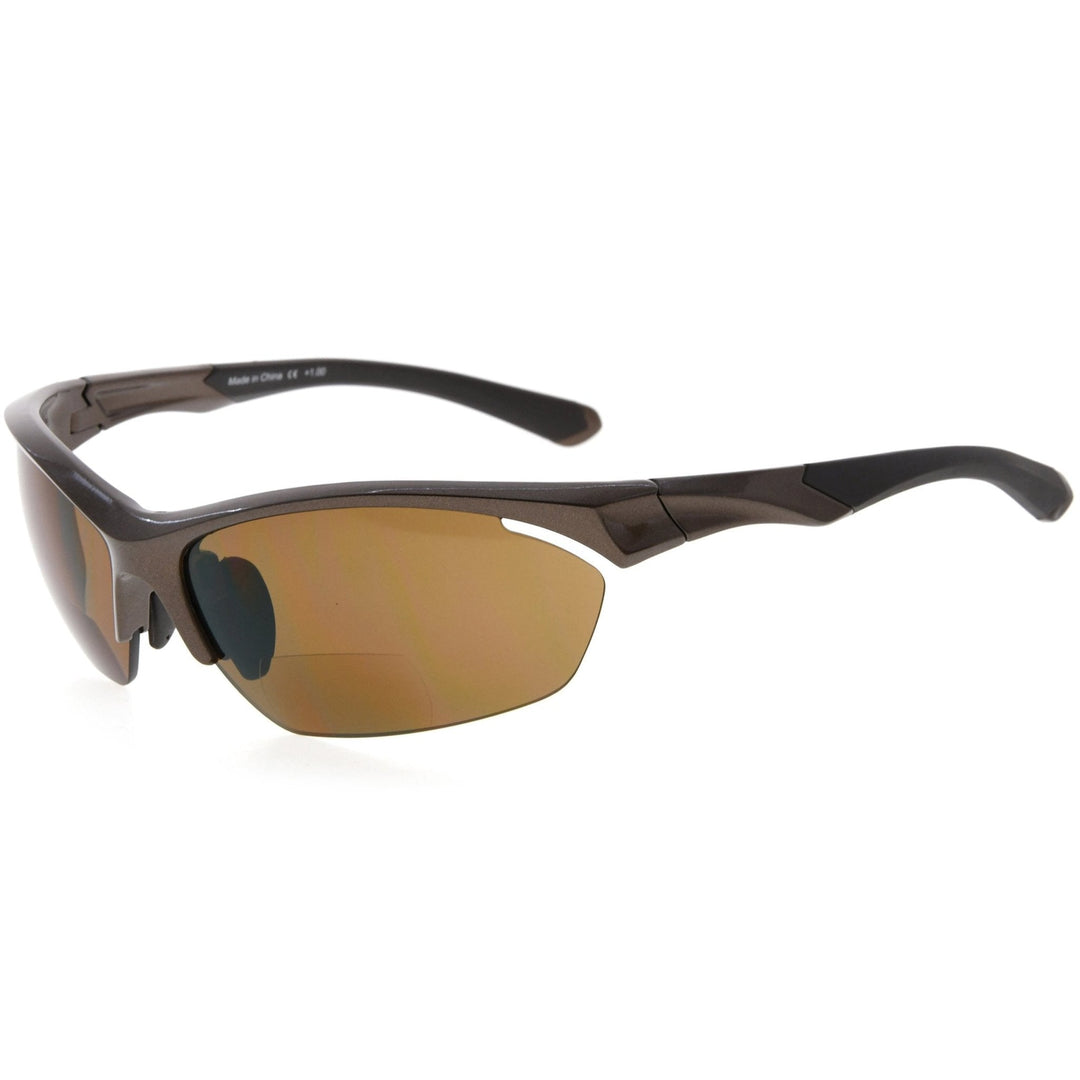 TR90 Half Rim Sport Bifocal Reading Sunglasses