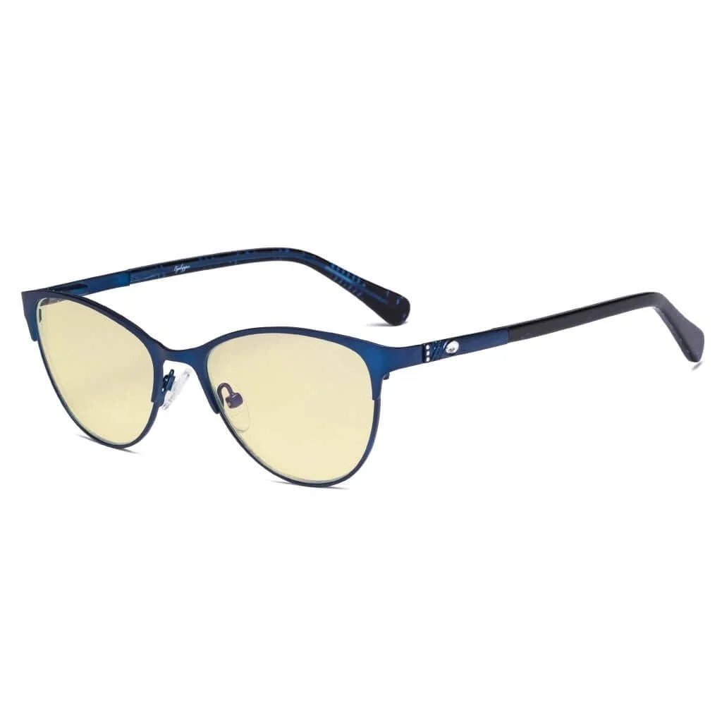 Stylish Blue Light Blocking Eyeglasses LX19021-BB60