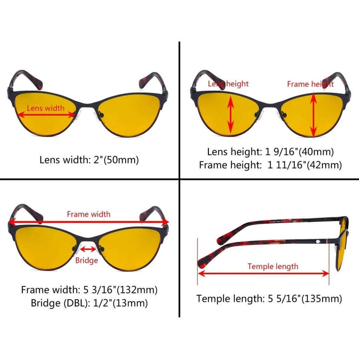 Stylish Blue Light Blocking Eyeglasses LX19021-BB90