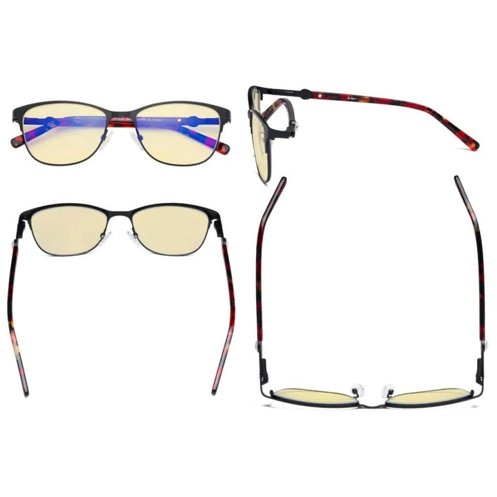 Stylish Blue Light Blocking Eyeglasses LX19022-BB60