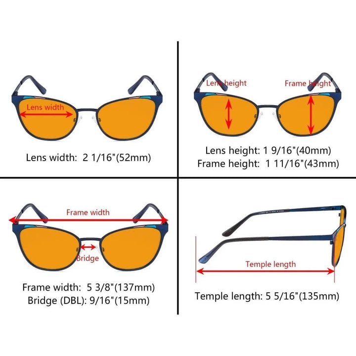 Stylish Blue Light Blocking Eyeglasses LX19035-BB98