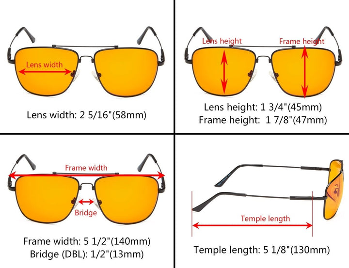 Stylish Blue Light Blocking Eyeglasses DS1803