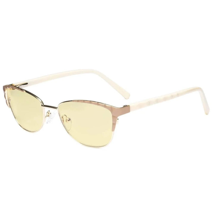 Stylish Cat-eye Blue Light Blocking Eyeglasses LX19016-BB60