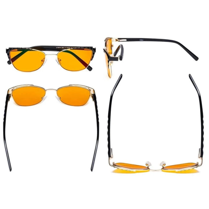 Stylish Cat-eye Blue Light Blocking Eyeglasses LX19016-BB98